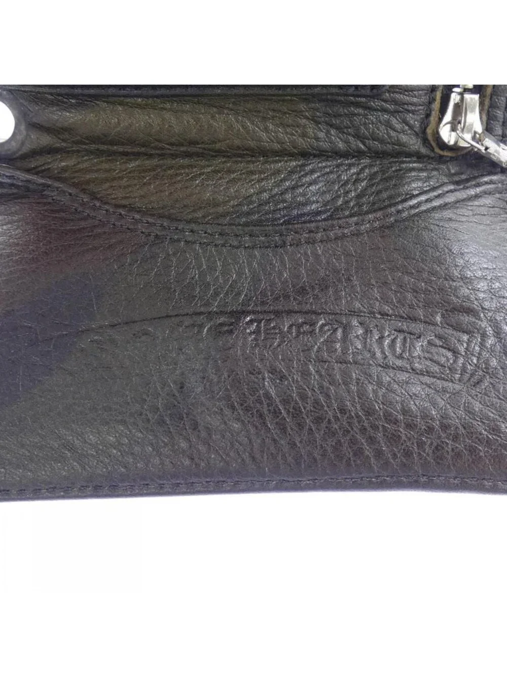 Chrome Hearts 3 Fold Crs Ball Cross Patch Wallet